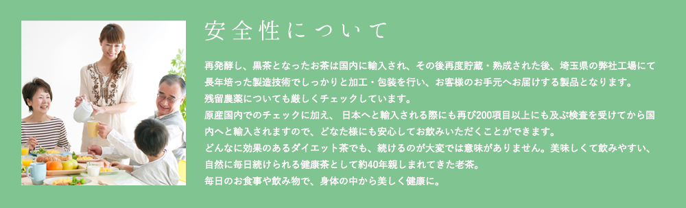 安全性について