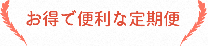 お得で便利な定期便